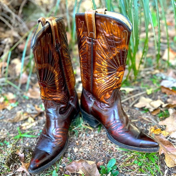 texas Other - Vintage Texas Brand Made in the USA Cowboy Boots Size 8.5